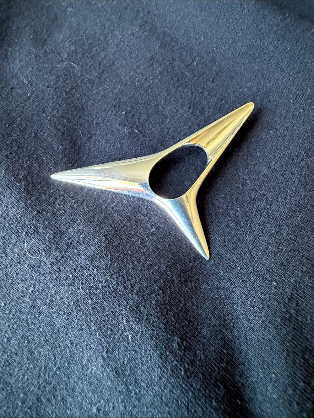 Vintage Georg Jensen Henning Koppel Sterling Silver Modernist Brooch Pin #342